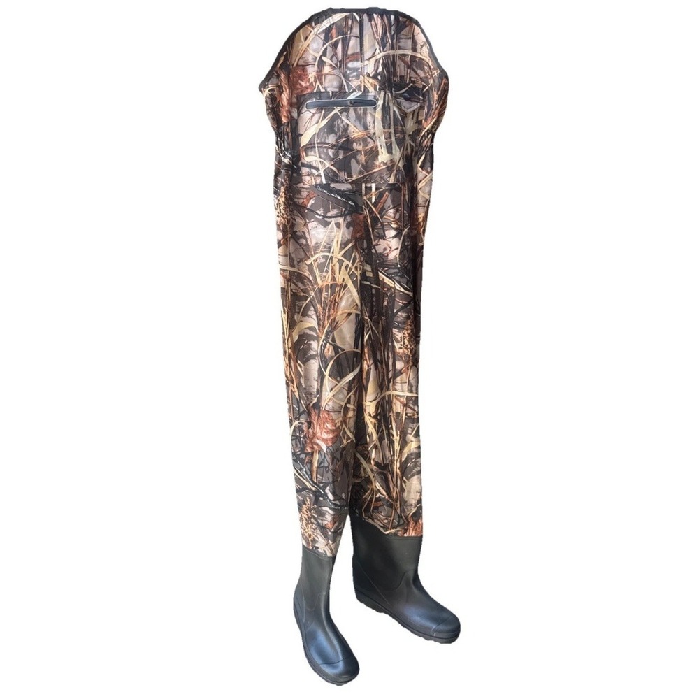 3-Ply‎ Nylon/PVC Fishing Hunting Waterproof Chest Waders w/Boots For Men&Women S